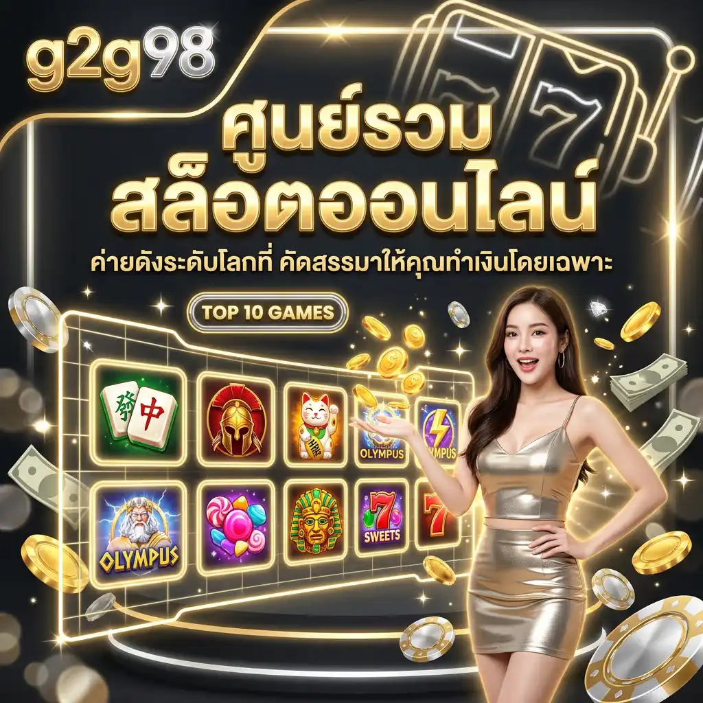 ศูนย์รวม สล็อตออนไลน์ ค่ายดังระดับโลกที่ g2g98 คัดสรรมาให้คุณทำเงินโดยเฉพาะ