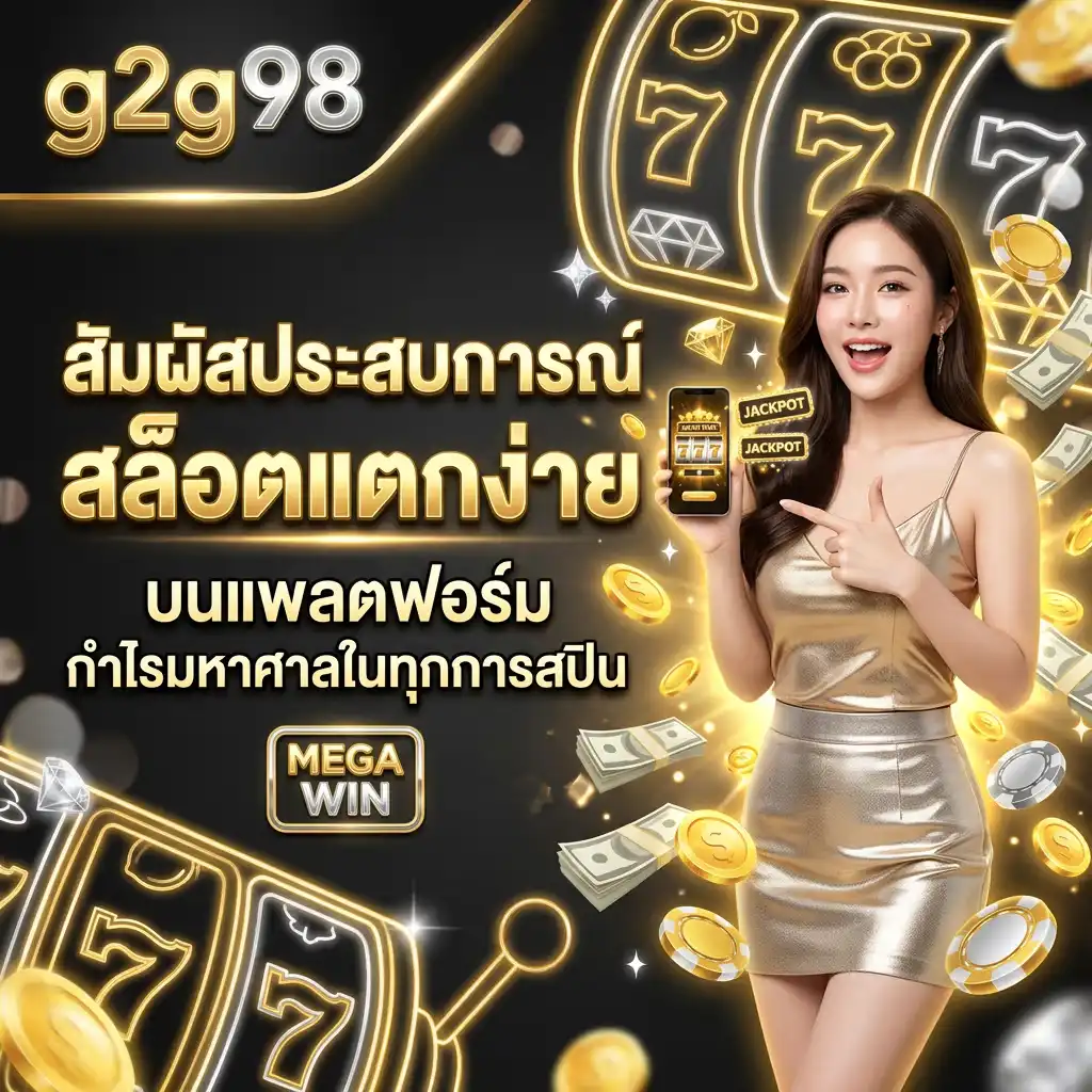 สัมผัสประสบการณ์ สล็อตแตกง่าย บนแพลตฟอร์ม g2g98 กำไรมหาศาลในทุกการสปิน